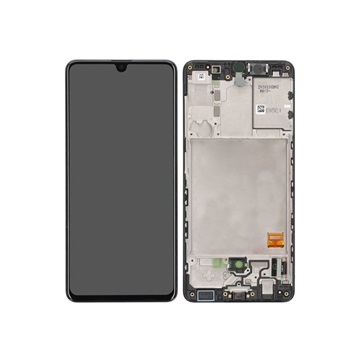 Estrutura para a Parte Frontal e Ecrã LCD GH82-22860A para Samsung Galaxy A41 - Preto
