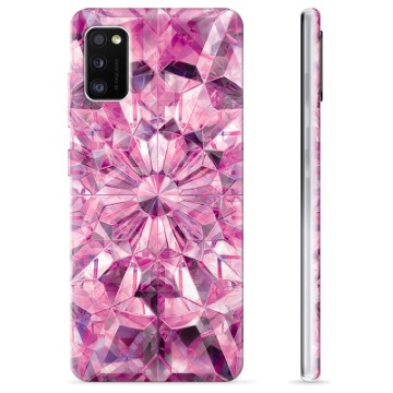 Capa de TPU - Samsung Galaxy A41 - Cristal Rosa