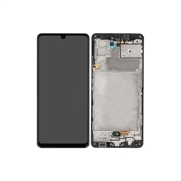 Estrutura para a Parte Frontal e Ecrã LCD GH82-24375A para Samsung Galaxy A42 5G - Preto