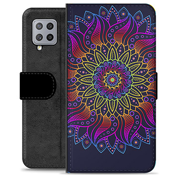 Bolsa tipo Carteira - Samsung Galaxy A42 5G - Mandala Colorida
