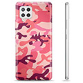 Capa de TPU - Samsung Galaxy A42 5G - Camuflagem Rosa