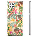 Capa de TPU - Samsung Galaxy A42 5G - Flores Cor-de-rosa