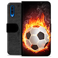 Bolsa tipo Carteira - Samsung Galaxy A50 - Chama do Futebol