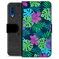 Bolsa tipo Carteira - Samsung Galaxy A50 - Flores Tropicais