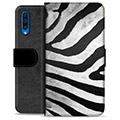 Bolsa tipo Carteira - Samsung Galaxy A50 - Zebra