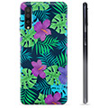 Capa de TPU para Samsung Galaxy A50  - Flores Tropicais