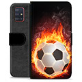 Bolsa tipo Carteira - Samsung Galaxy A51 - Chama do Futebol