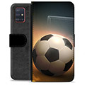 Bolsa tipo Carteira - Samsung Galaxy A51 - Futebol