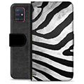 Bolsa tipo Carteira - Samsung Galaxy A51 - Zebra
