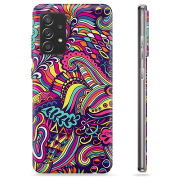 Capa de TPU - Samsung Galaxy A52 5G, Galaxy A52s - Flores Abstratas