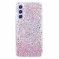 Capa de TPU Glitter Flakes para Samsung Galaxy A54 5G - Cor-de-Rosa