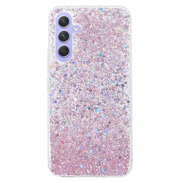 Capa de TPU Glitter Flakes para Samsung Galaxy A54 5G
