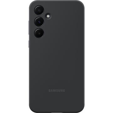 Capa de Silicone EF-PA556TBEGWW para Samsung Galaxy A55 - Preto