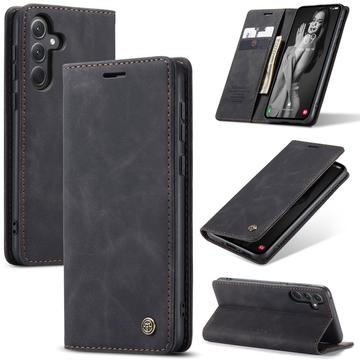 Bolsa Tipo Carteira Caseme 013 Series para Samsung Galaxy A56 - Preto