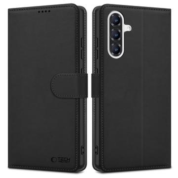 Capa para carteira Tech-Protect com íman e suporte para Samsung Galaxy A56 - Preto