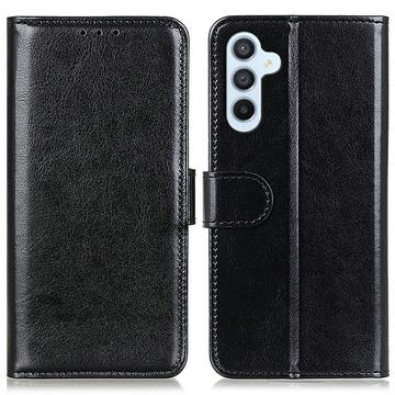 Capa tipo carteira com fecho magnético para Samsung Galaxy A56 - Preto