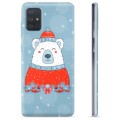 Capa de TPU para Samsung Galaxy A71  - Urso de Natal