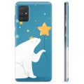 Capa de TPU para Samsung Galaxy A71  - Urso Polar