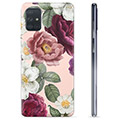 Capa de TPU para Samsung Galaxy A71  - Flores Românticas