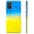 Capa de TPU Bandeira da Ucrânia - Samsung Galaxy A71  - Duas cores