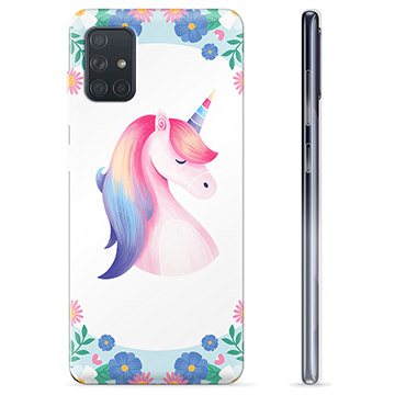 Capa de TPU para Samsung Galaxy A71  - Unicórnio