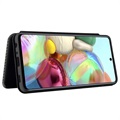 Bolsa Tipo Flip para Samsung Galaxy A72 5G/4G - Fibra de Carbono