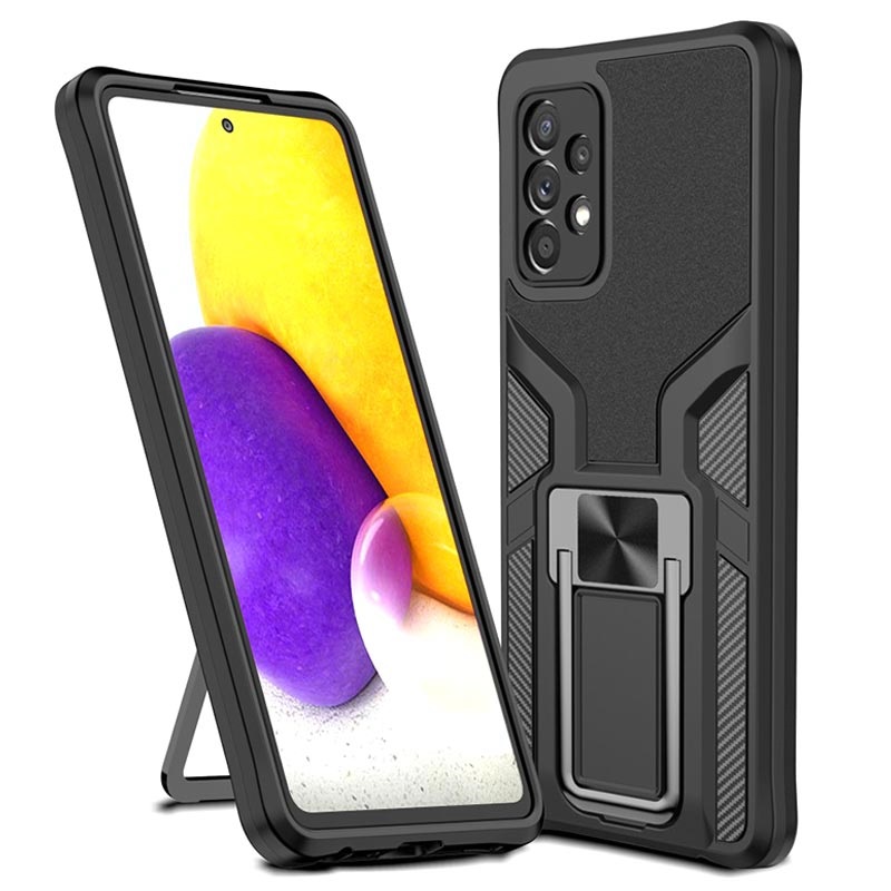 Capa Híbrida com Suporte de Metal para Samsung Galaxy A72 5G