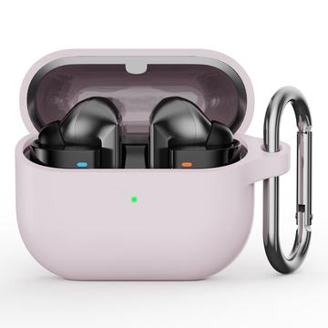 Capa em Silicone com Mosquetão para Samsung Galaxy Buds3 Pro - Cor-de-Rosa