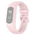 Bracelete de Substituição em Silicone com Moldura Integrada para Garmin Vivosmart 5  - Cor-de-Rosa