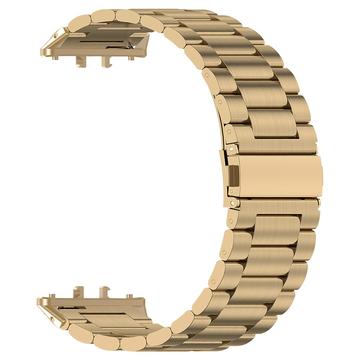 Bracelete em Aço Inoxidável para Samsung Galaxy Fit3 - Dourado