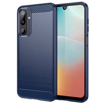 Capa de TPU Escovado para Samsung Galaxy M16/F36 - Fibra de Carbono