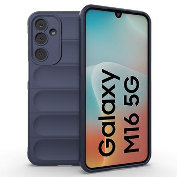 Capa de TPU Rugged para Samsung Galaxy M16/F16 - Azul Escuro