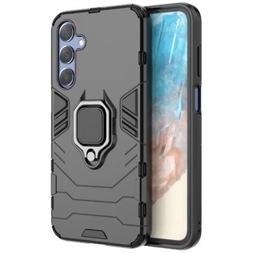 Bolsa Híbrida para Samsung Galaxy M35 com Anilha - Preto