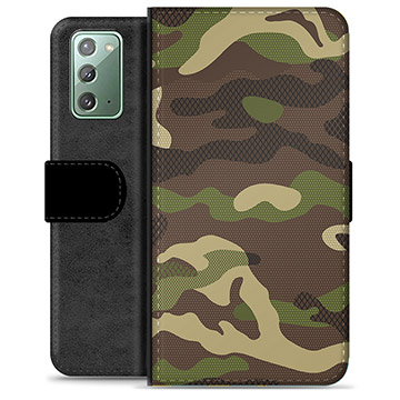 Bolsa tipo Carteira - Samsung Galaxy Note20 - Camuflagem
