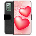 Bolsa tipo Carteira - Samsung Galaxy Note20 - Amor
