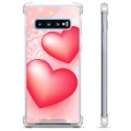 Capa Híbrida para Samsung Galaxy S10  - Amor