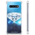 Capa Híbrida para Samsung Galaxy S10 - Diamante