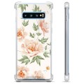 Capa Híbrida para Samsung Galaxy S10+ - Floral