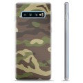 Capa de TPU para Samsung Galaxy S10+ - Camuflagem