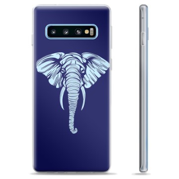 Capa de TPU para Samsung Galaxy S10+ - Elefante