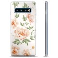 Capa de TPU para Samsung Galaxy S10+ - Floral