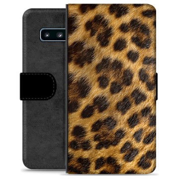 Bolsa tipo Carteira para Samsung Galaxy S10 - Leopardo
