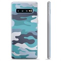Capa de TPU para Samsung Galaxy S10+  - Camuflagem