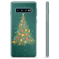 Capa de TPU para Samsung Galaxy S10+  - Árvore de Natal