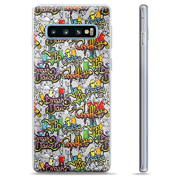 Capa de TPU - Samsung Galaxy S10+ - Graffiti