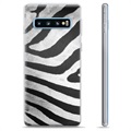 Capa de TPU para Samsung Galaxy S10+  - Zebra
