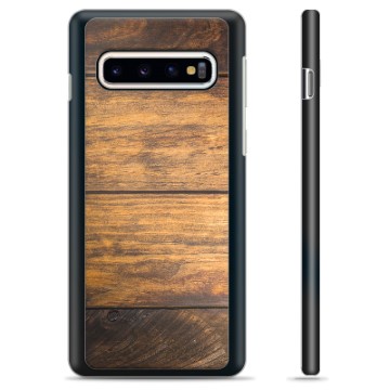 Capa Protectora para Samsung Galaxy S10  - Madeira