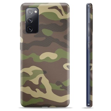 Capa de TPU para Samsung Galaxy S20 FE  - Camuflagem