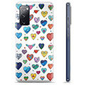 Capa de TPU - Samsung Galaxy S20 FE - Corações