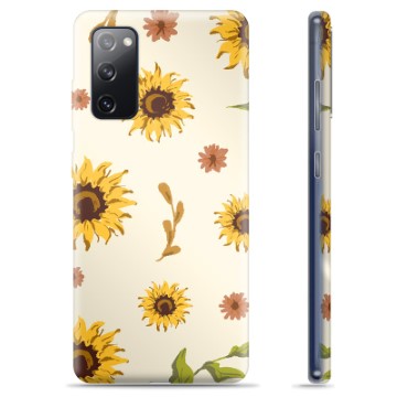 Capa de TPU para Samsung Galaxy S20 FE  - Girassol